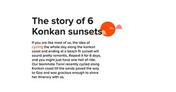 The Story of 6 Konkan Sunsets